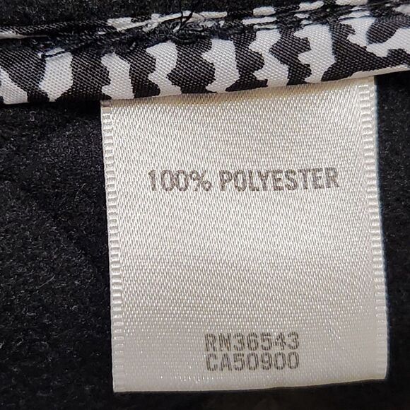 Van Heusen Women’s Vest – Zigzag Pattern, Black & White, Size Small, Lined - Picture 7 of 7